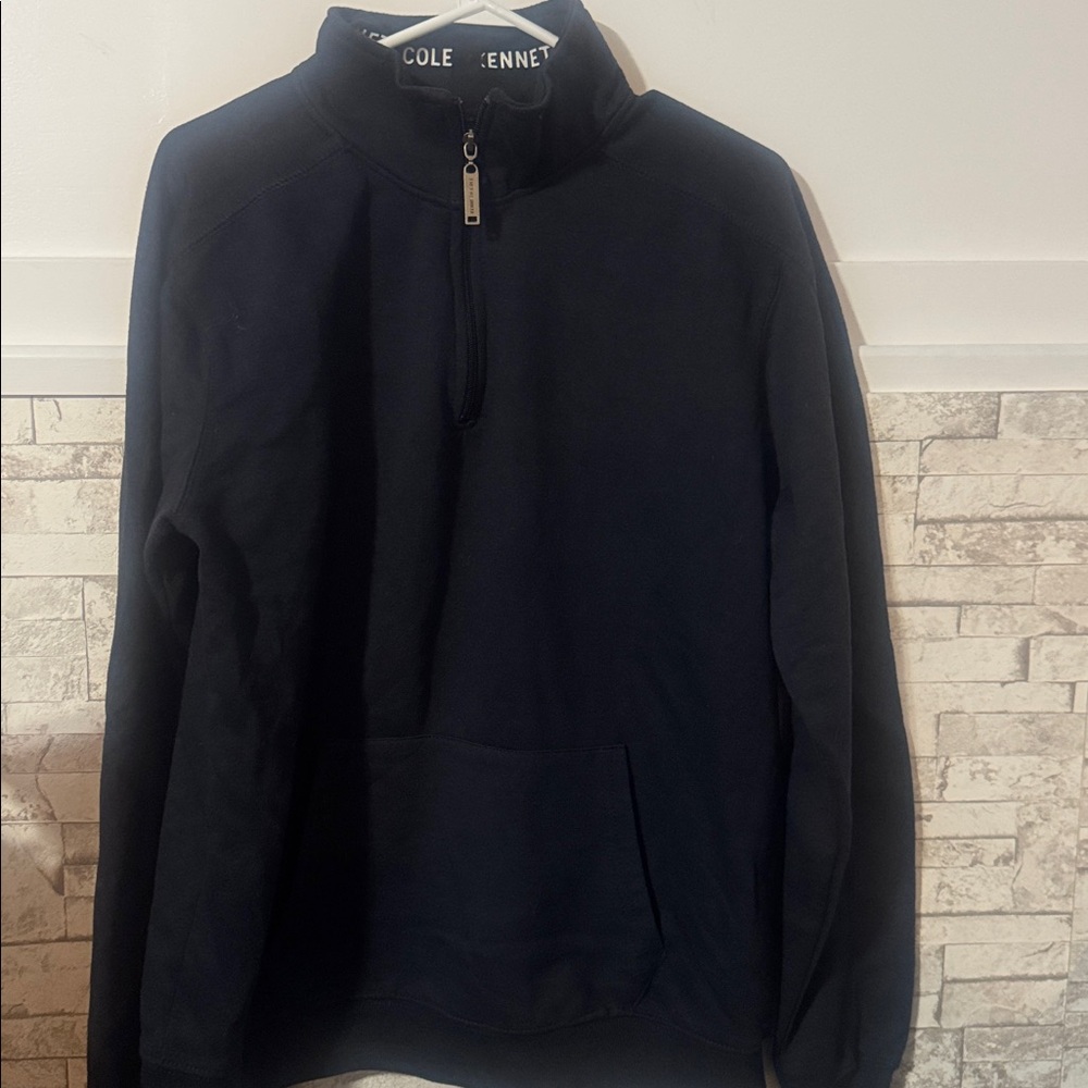 Kenneth Cole Navy Half-Zip Pullover